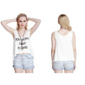 2015 Sommer Sexy Briefe drucken Rundkragen Tank Top